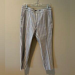 Banana Republic cropped linen pants